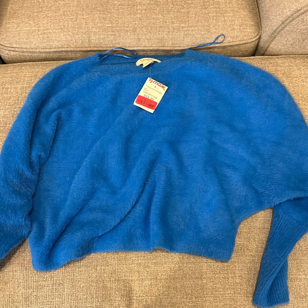 Blue sweater from TJ max brand new size S